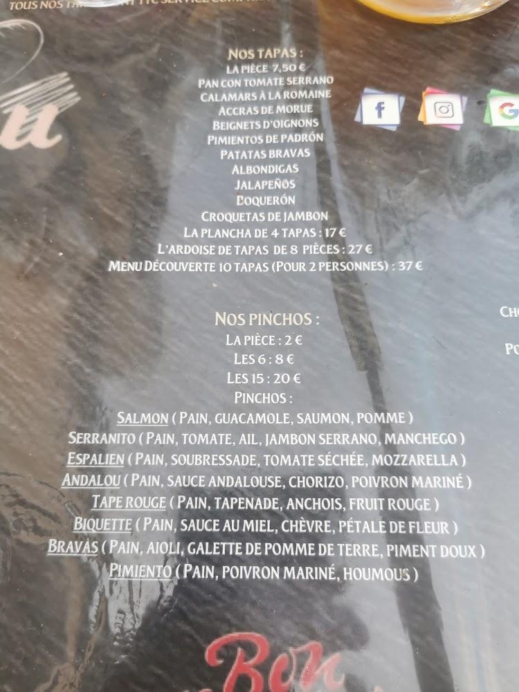 Restaurant Beziers : La Casa de Tony : Paëlla & Tapas - Menu Image 4